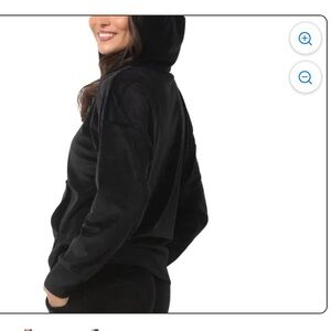 Medium Velour Hoodie by Felina